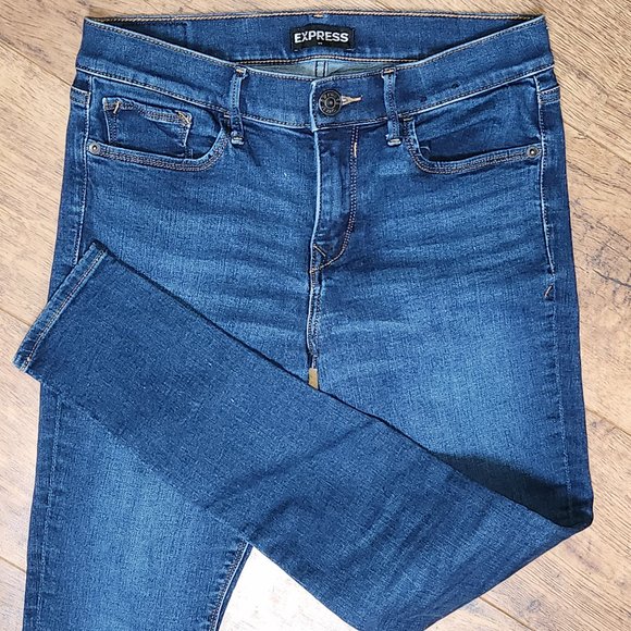 Express Denim - EXPRESS - Women's Ultimate Stretch Mid Rise Leggings Jeggings - Sz 6 NEW